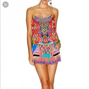 Camilla Kabuk Kiz silk playsuit / romper